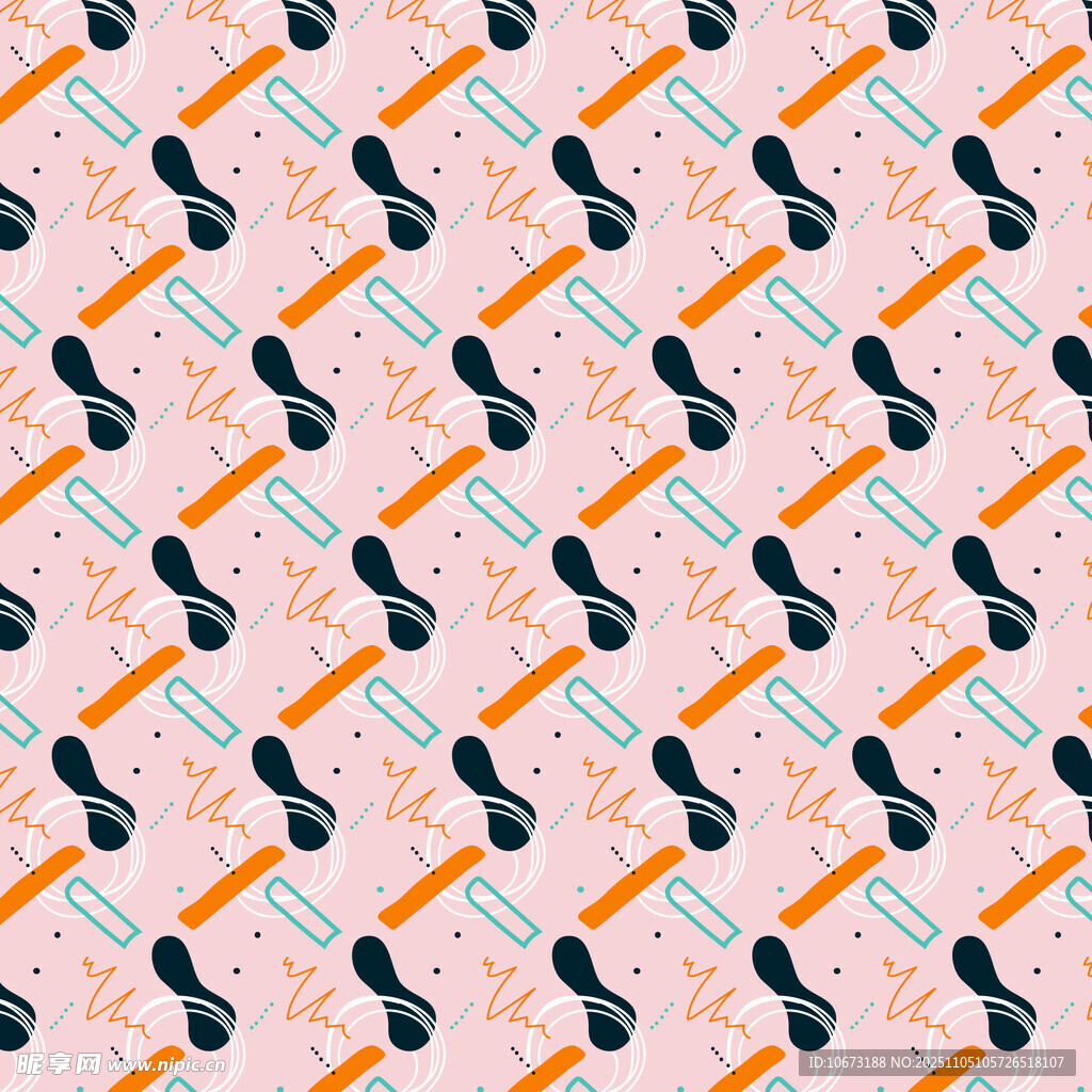 几何图案无缝背景纹理