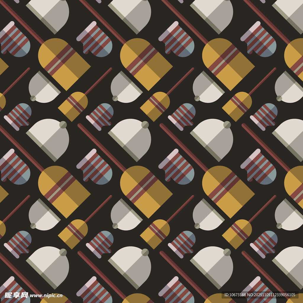 几何图案无缝背景纹理