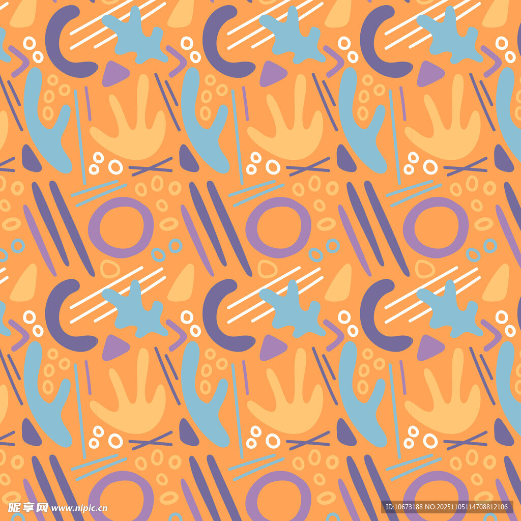 几何图案无缝背景纹理