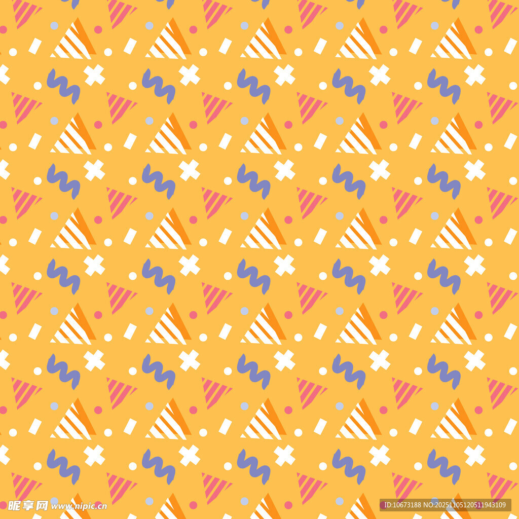 多彩几何图案背景纹理