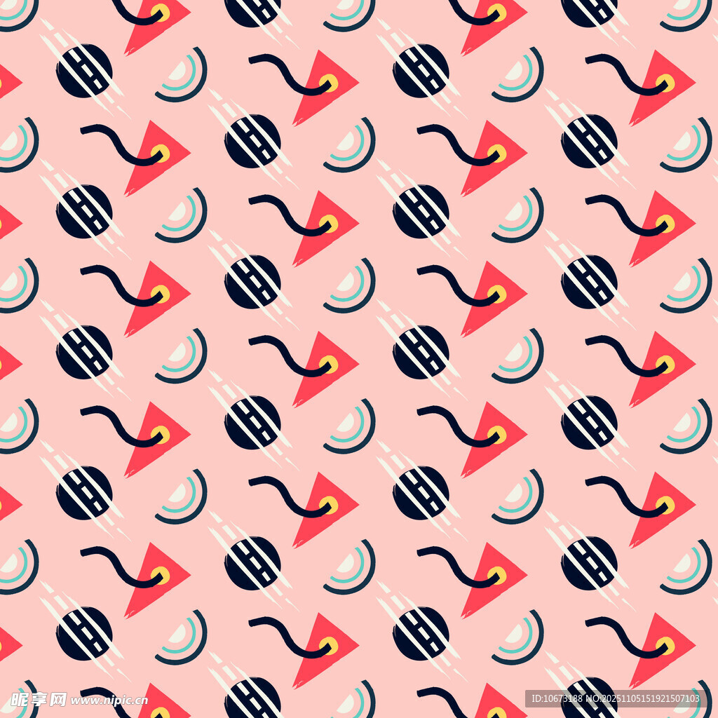 复古航海元素图案背景