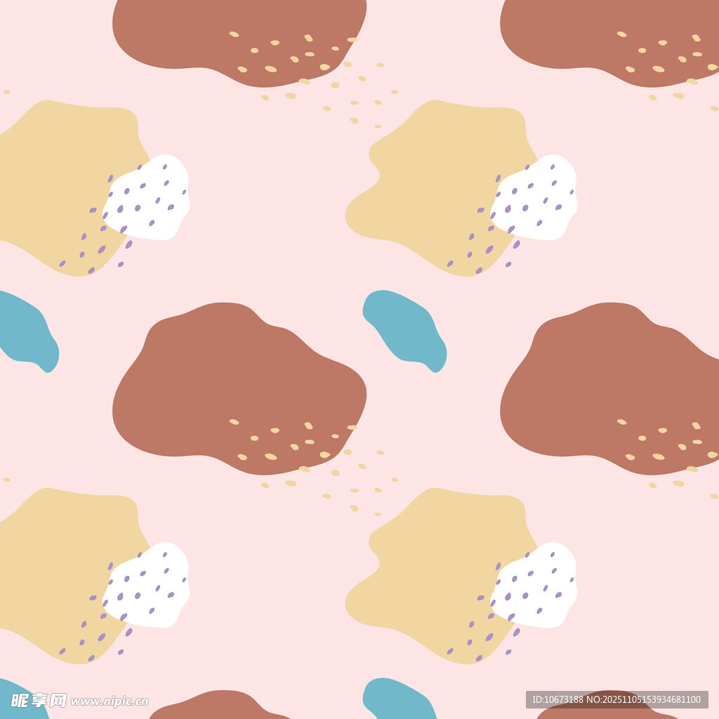 柔和色块拼接抽象图案背景