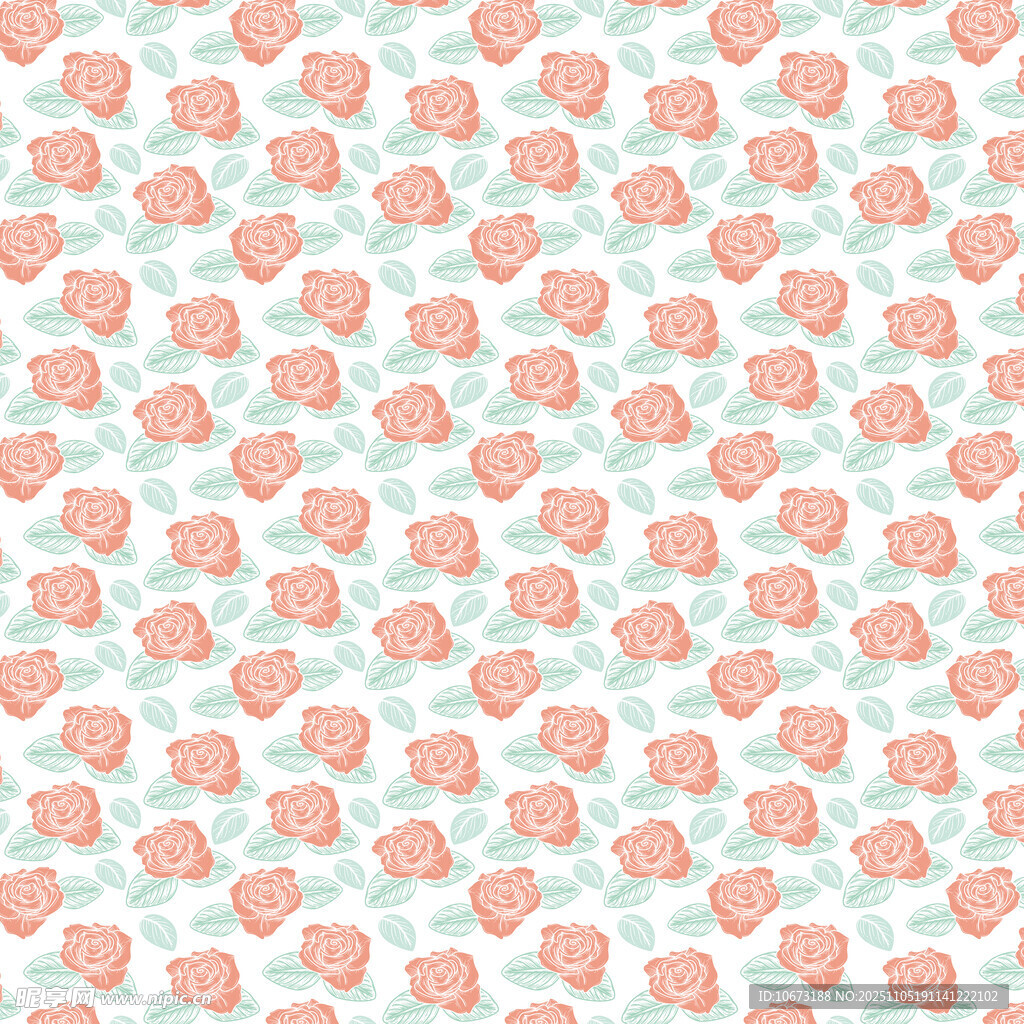 粉色花朵简约图案背景