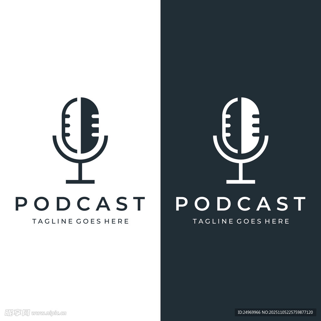 播客标志设计
