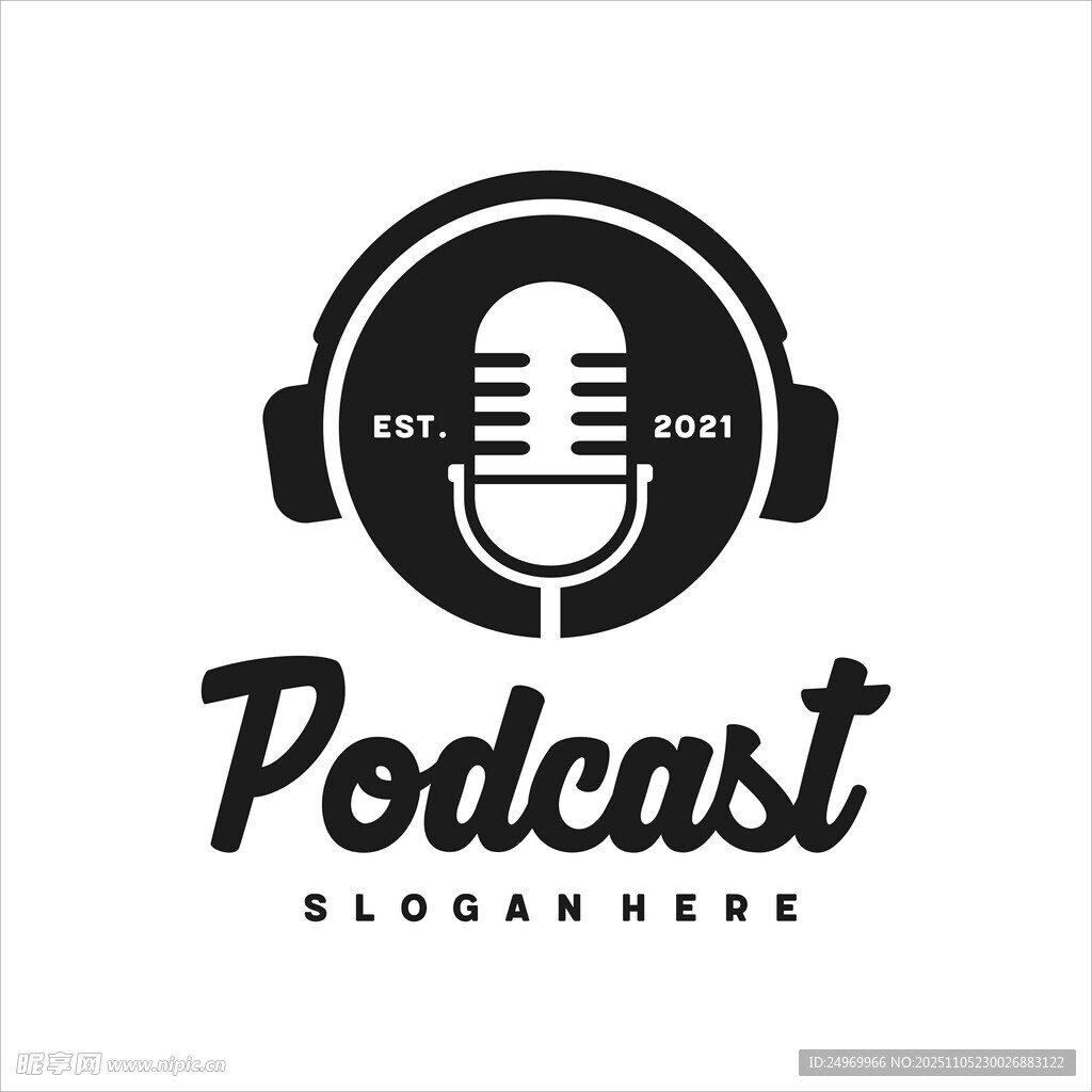 播客标志设计