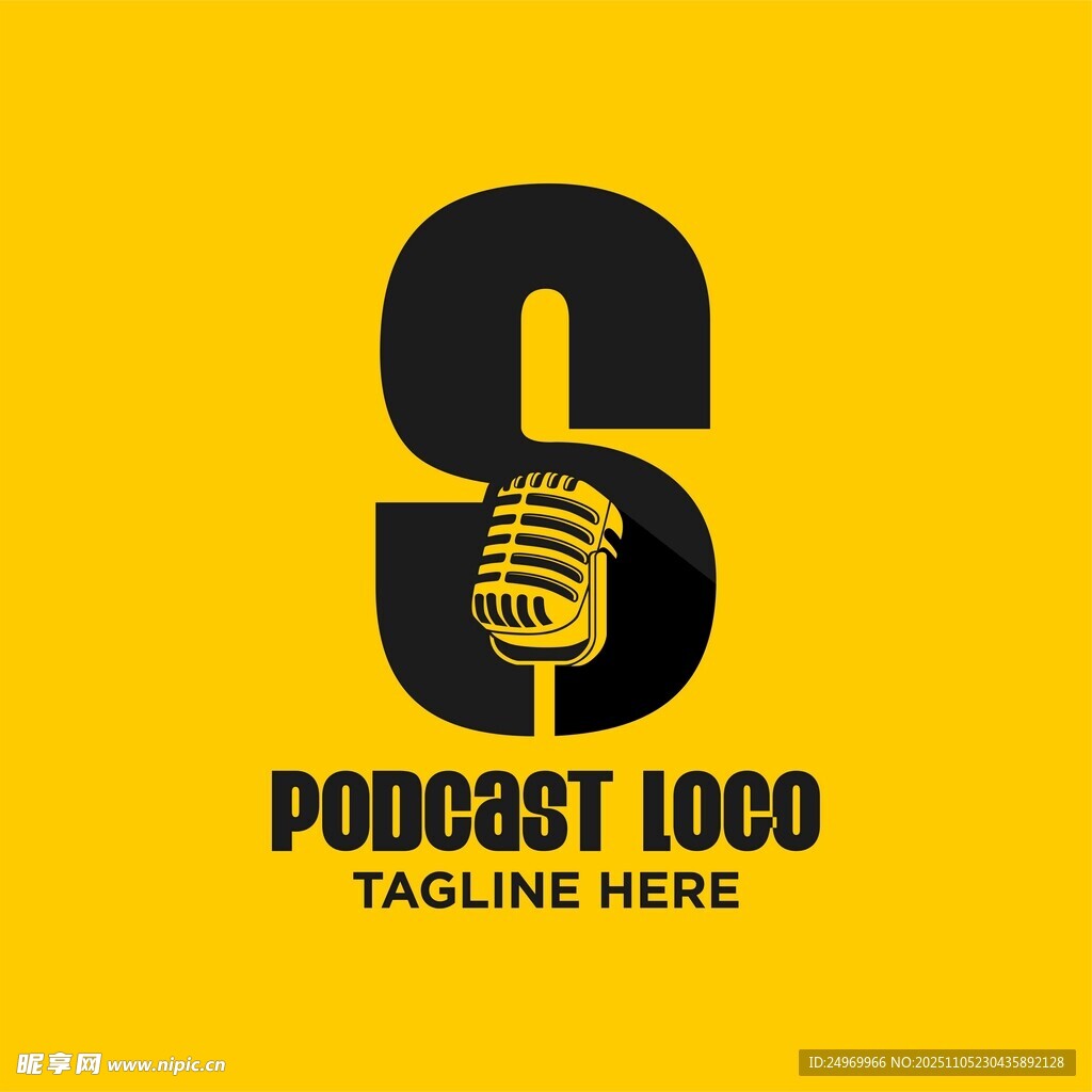 播客标志设计