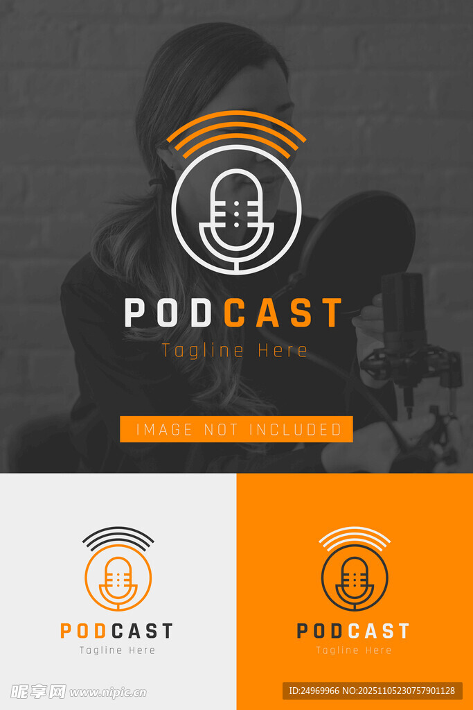 播客标志设计