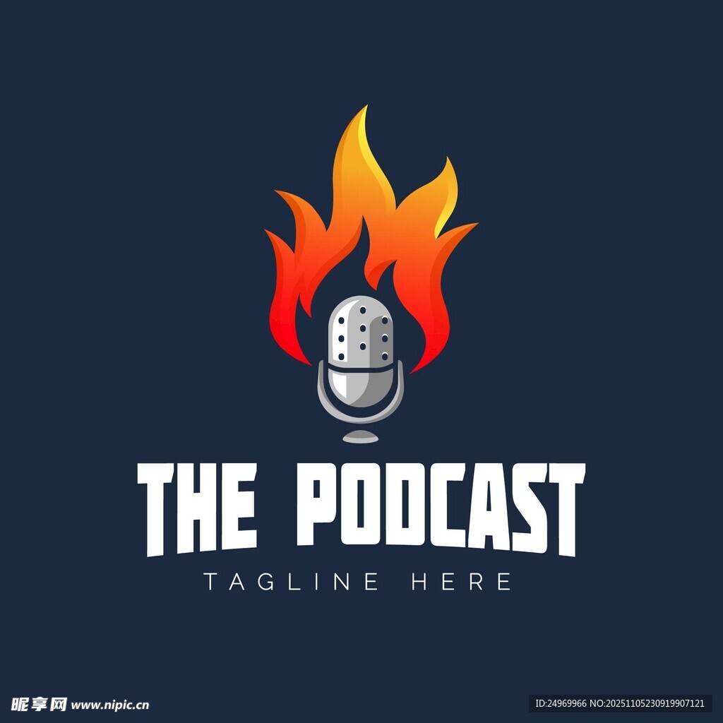 播客标志设计