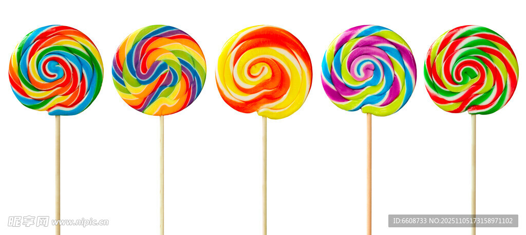 多彩棒棒糖展示
