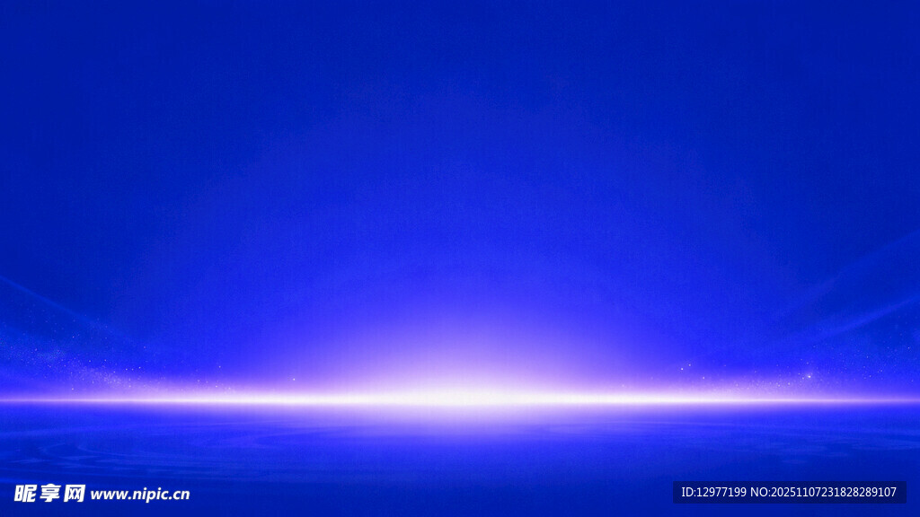 蓝色科技感光线背景图