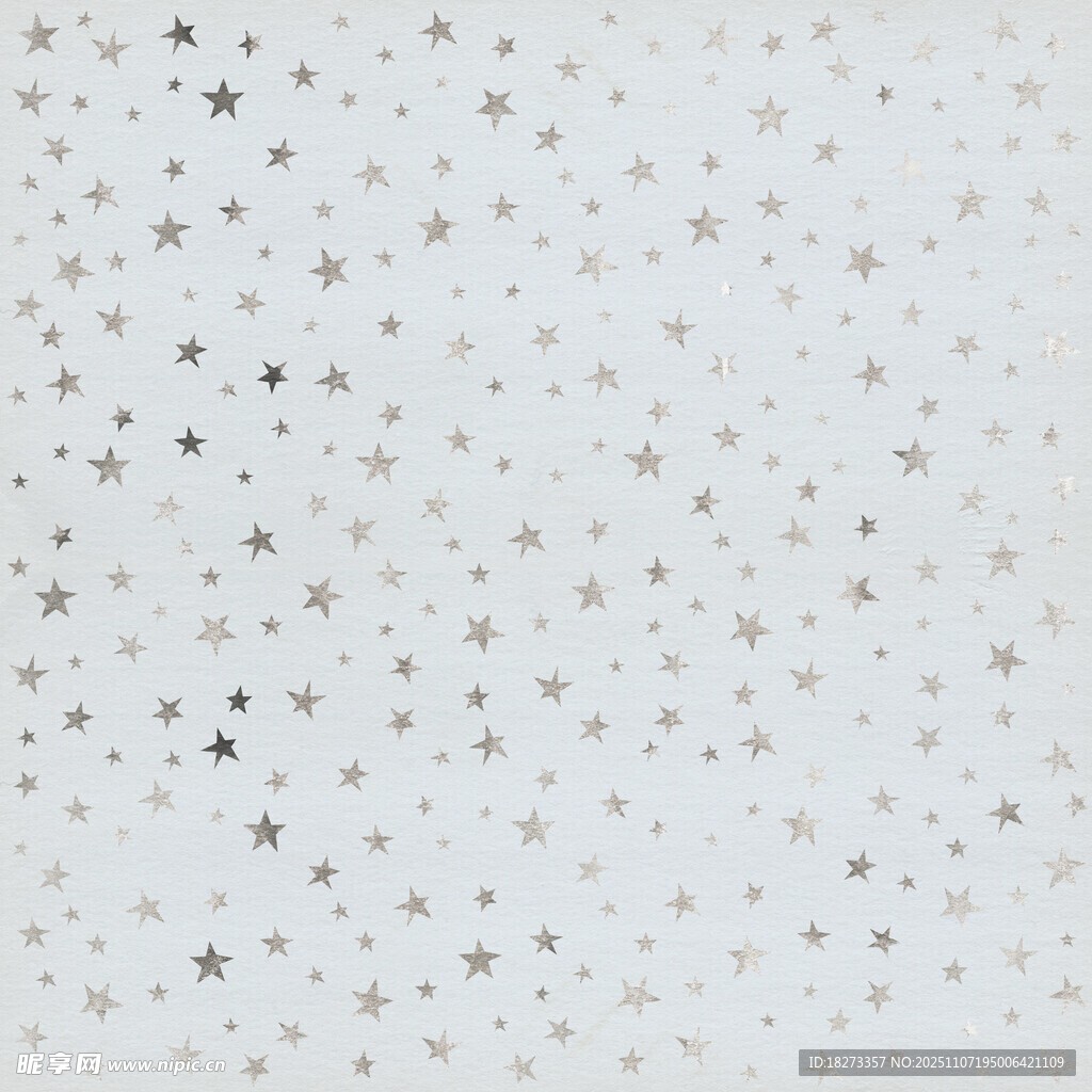 白色背景闪烁星星图案