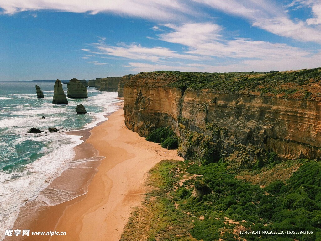 澳洲海岸壮丽自然风光