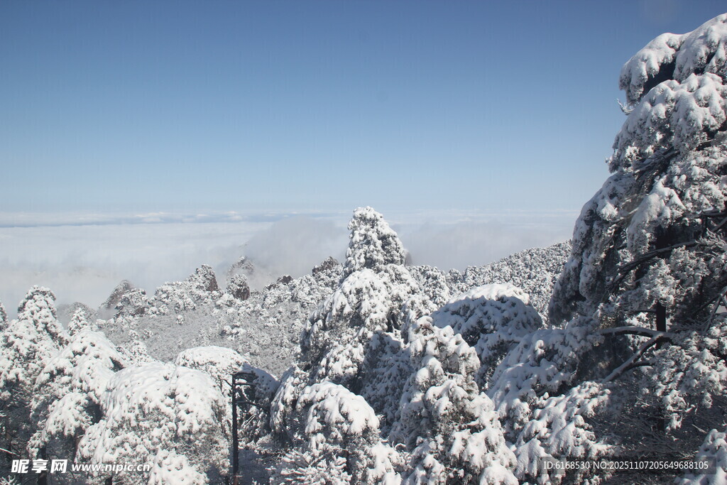 黄山雪景