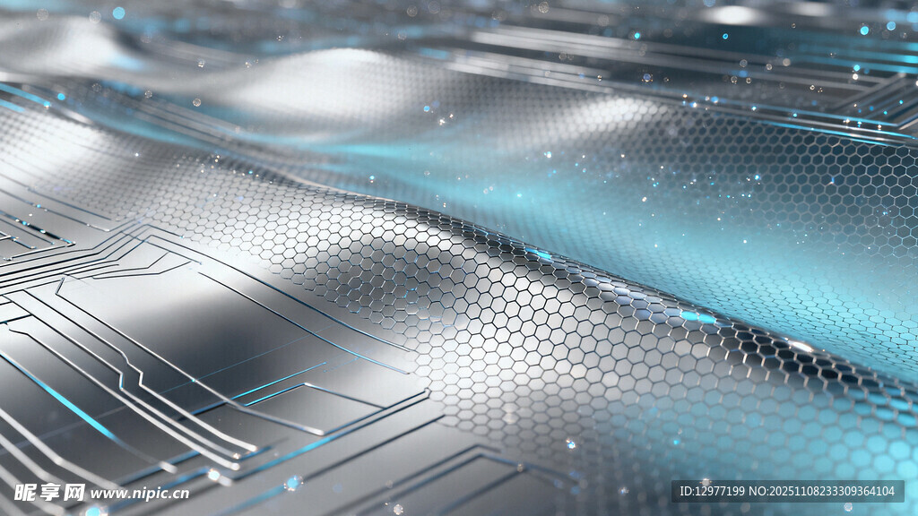 科技感金属纹理背景画面图片