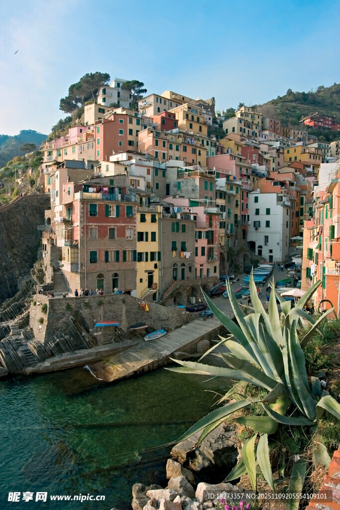 意大利五渔村美丽海滨风光