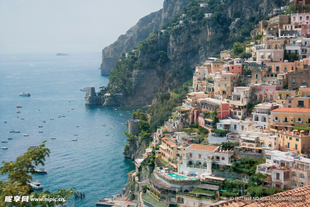 意大利阿马尔菲海岸美丽风光
