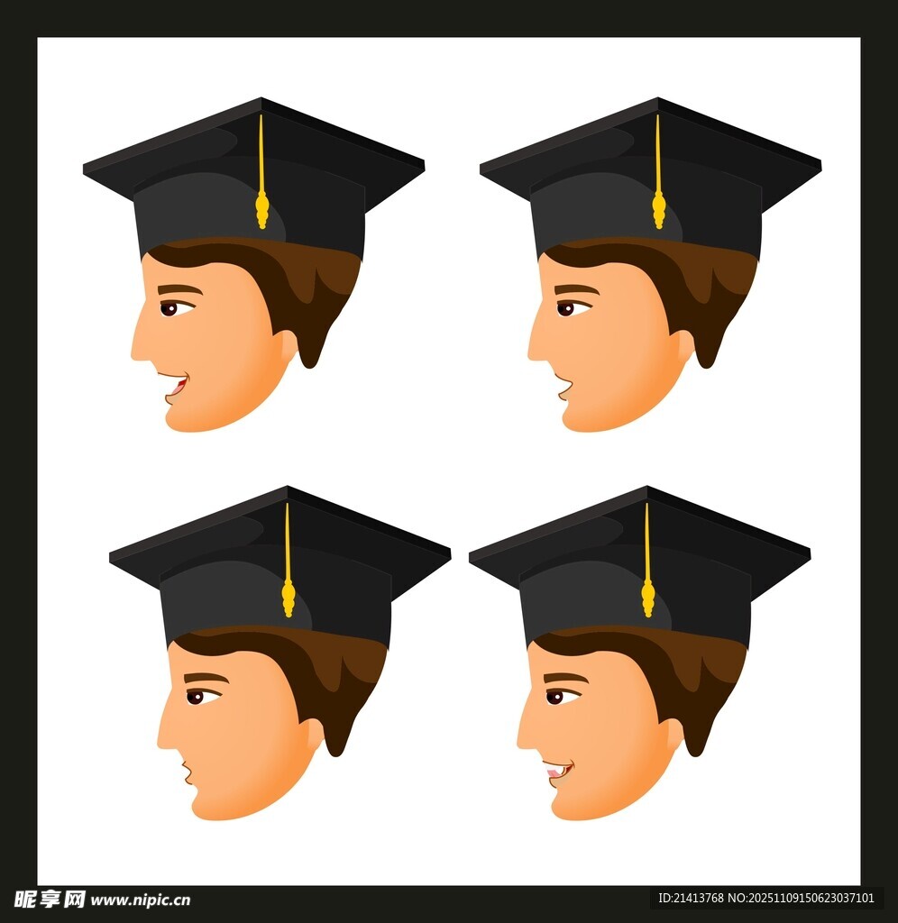 毕业头像图标集