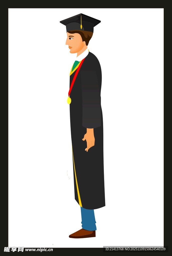 毕业学士形象展示