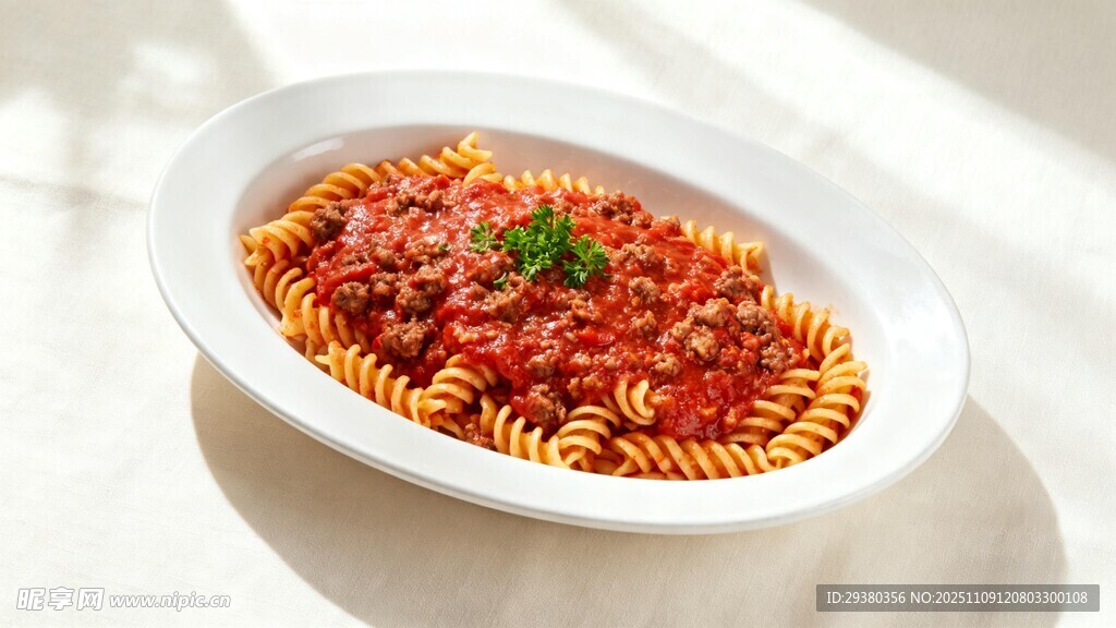 番茄肉酱面