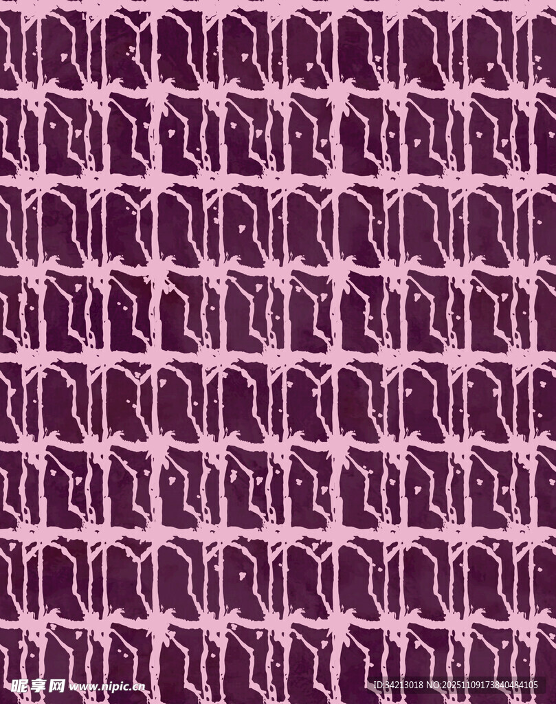 大牌紫色几何图案