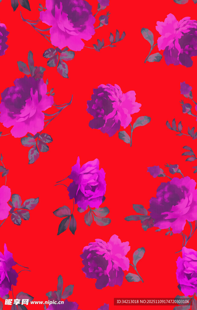 大牌紫色玫瑰花