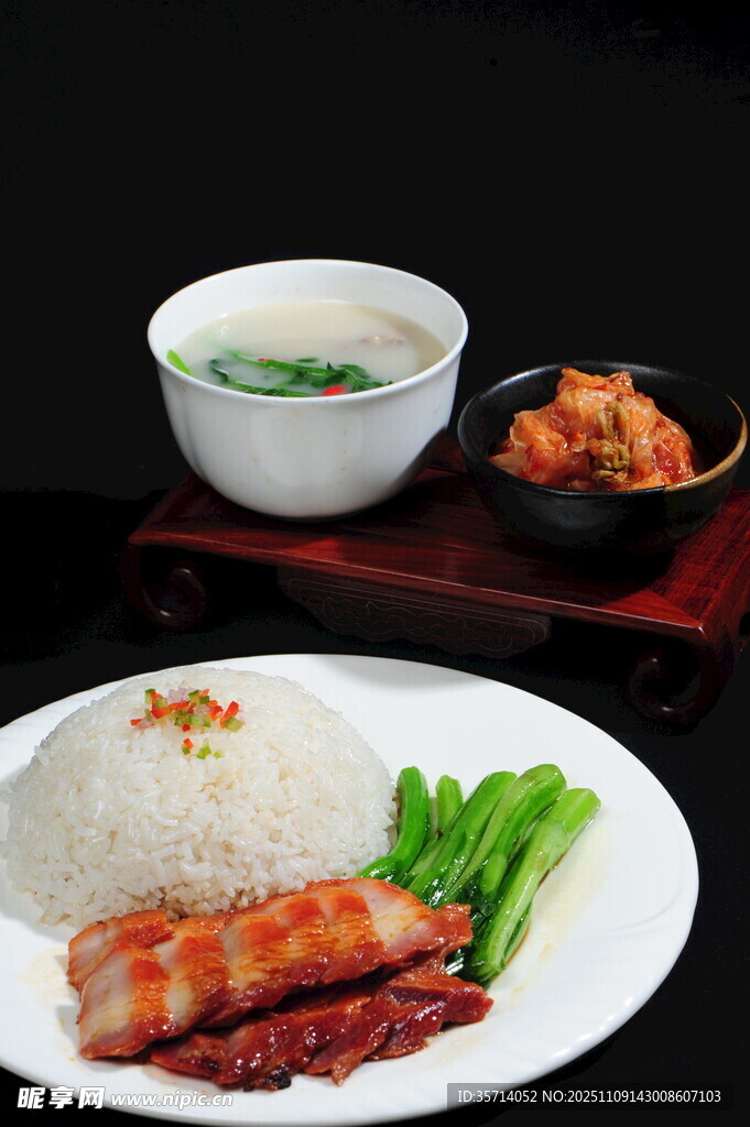 美味叉烧饭套餐