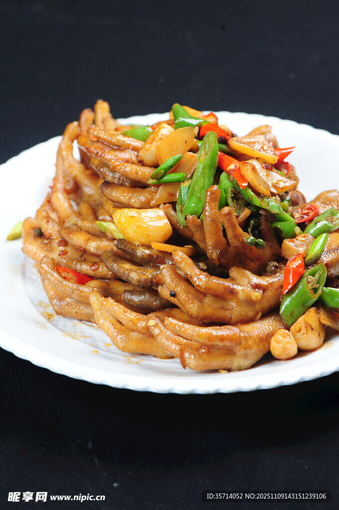 美味炒鸡爪