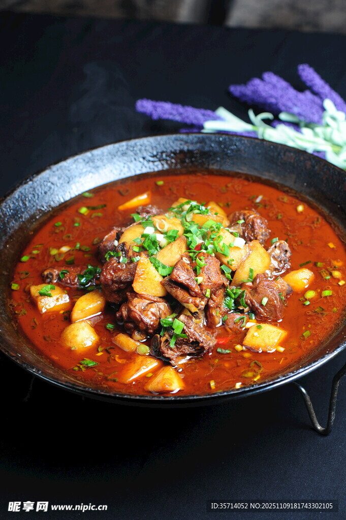 香辣美味红烧鸡块