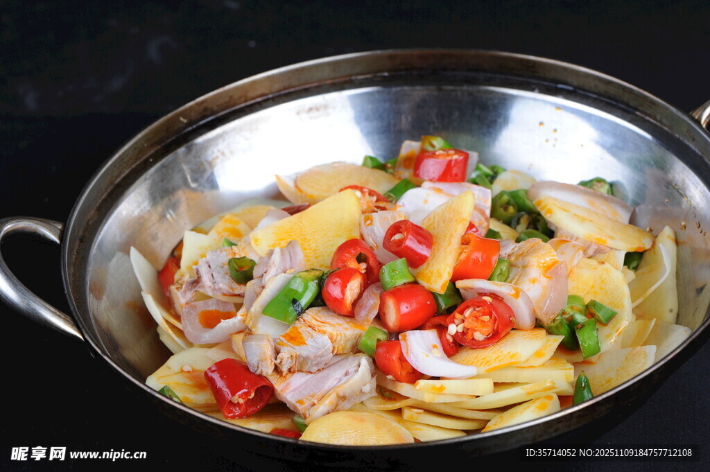 美味海鲜干锅土豆