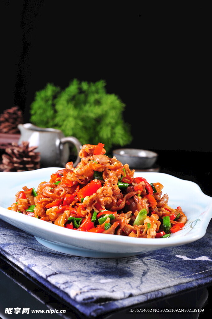 香辣美味炒鱿鱼