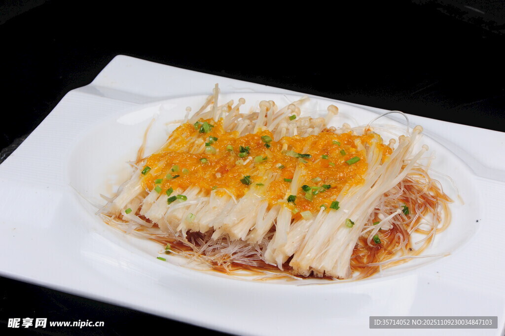 金丝鸡丝美食摆盘