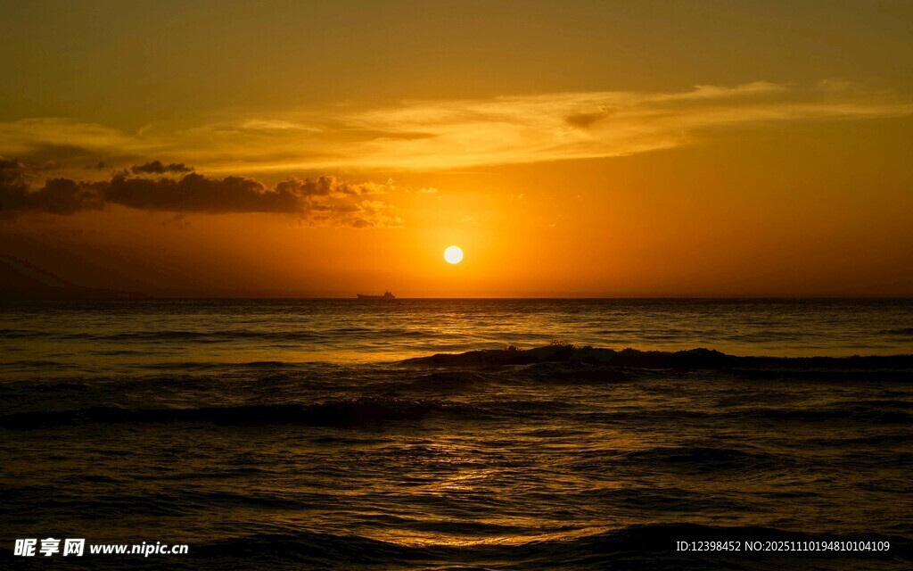 海边日落美景