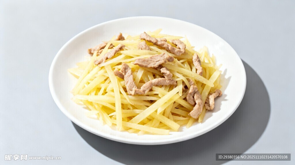 土豆丝炒肉