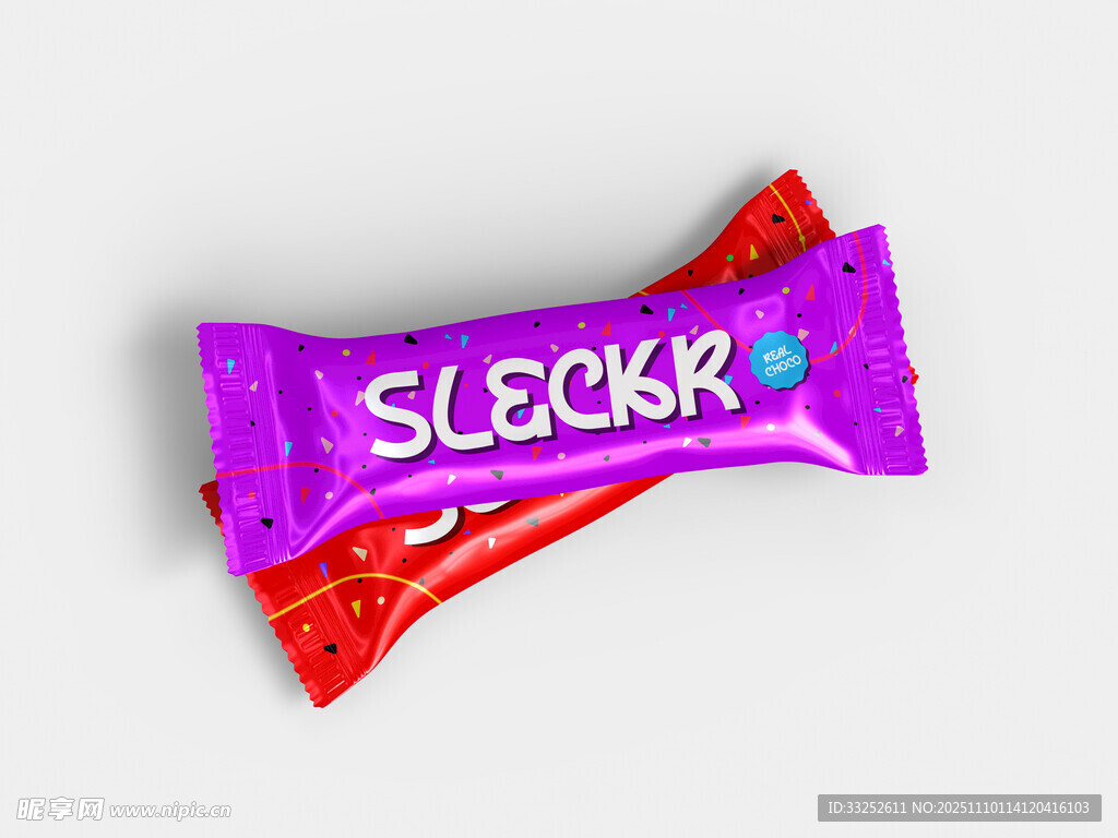 彩色糖果包装展示