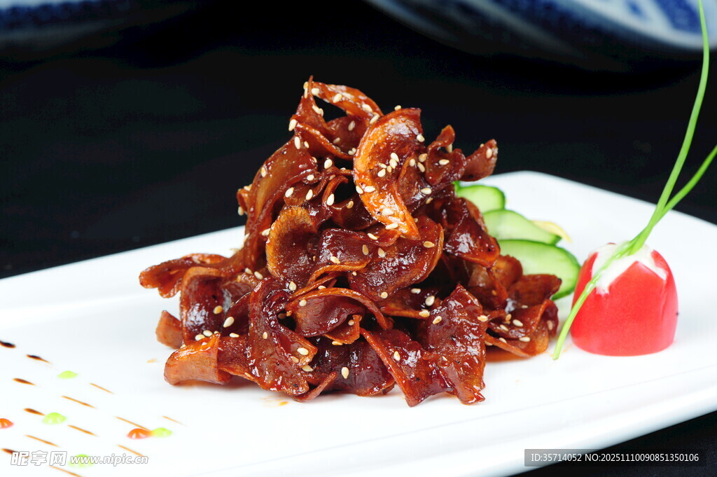 美味酱爆鱿鱼须