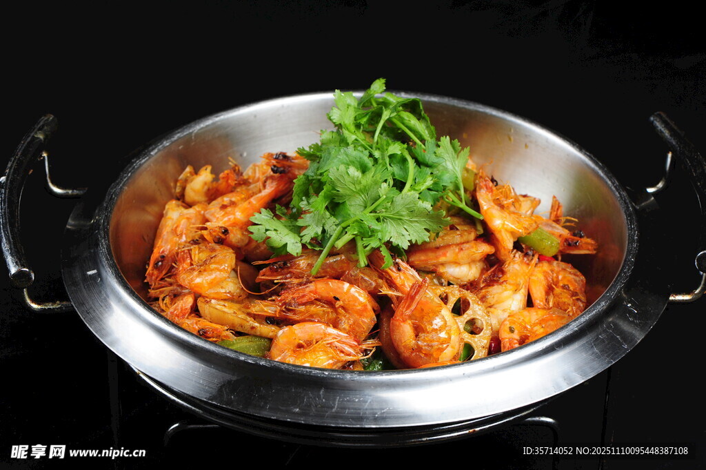 香辣虾锅鲜香诱人