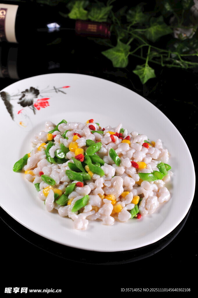 五彩时蔬炒鸡肉丁