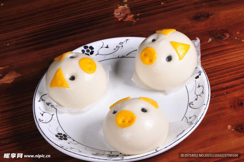 小鸡造型卡通面点