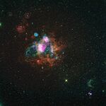 绚丽星云宇宙景象