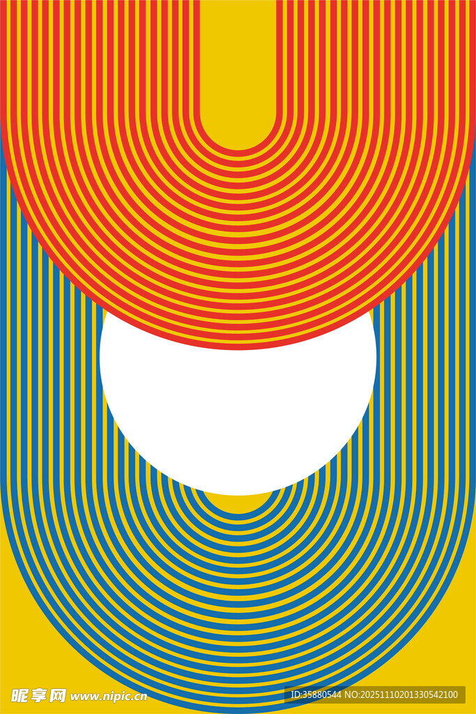 抽象几何线条图案 