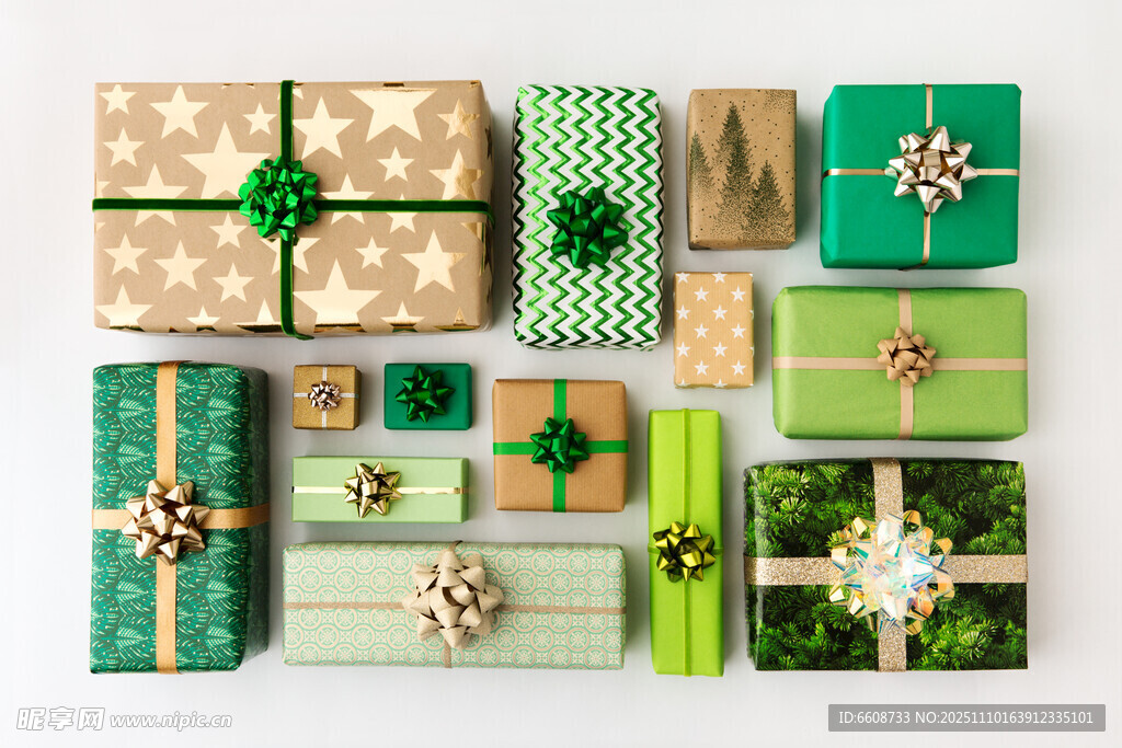 多彩精美礼品包装展示