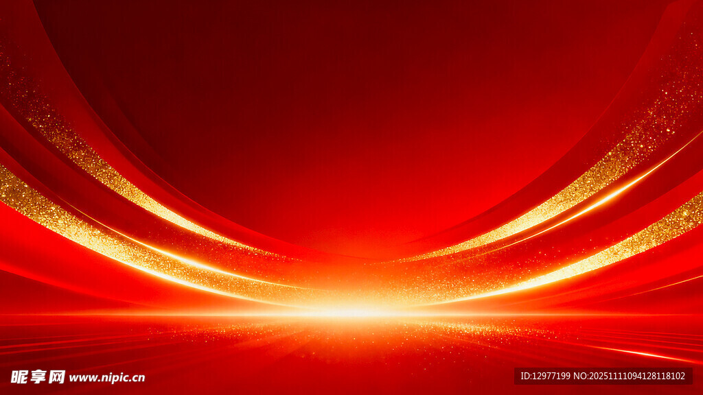 红色炫光背景图片