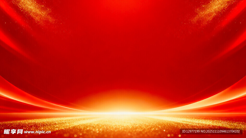 红色炫光背景 动感十足图片