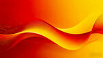 绚丽橙黄波浪动感背景图片