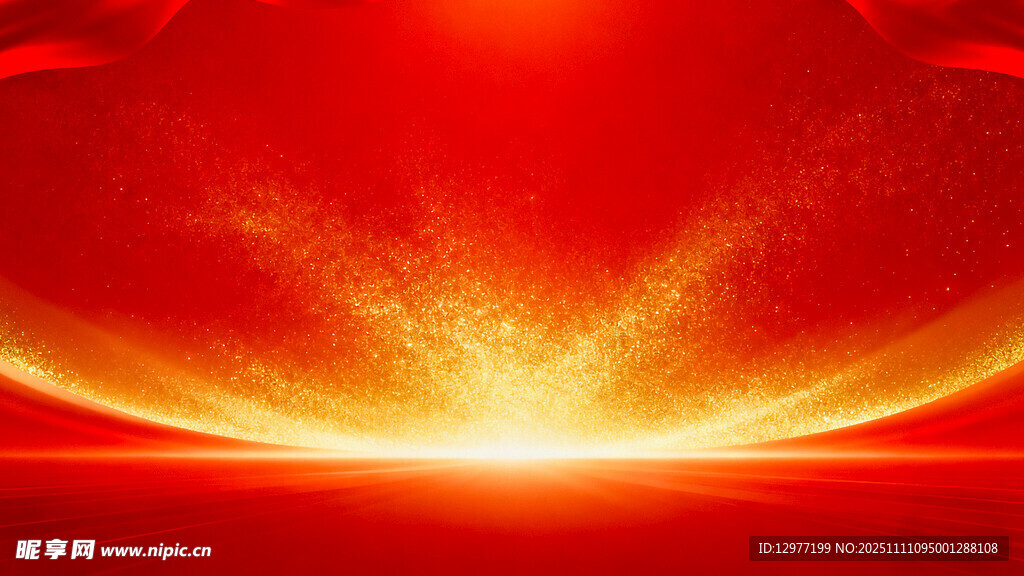 红色炫光背景特效画面图片