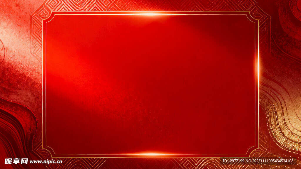 红色华丽背景模板图片