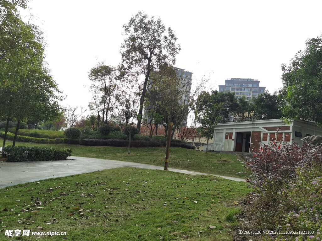 户外优美园林景观