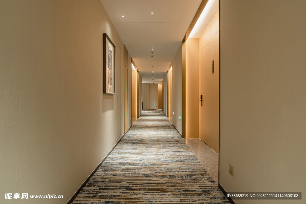 现代简约风格酒店走廊