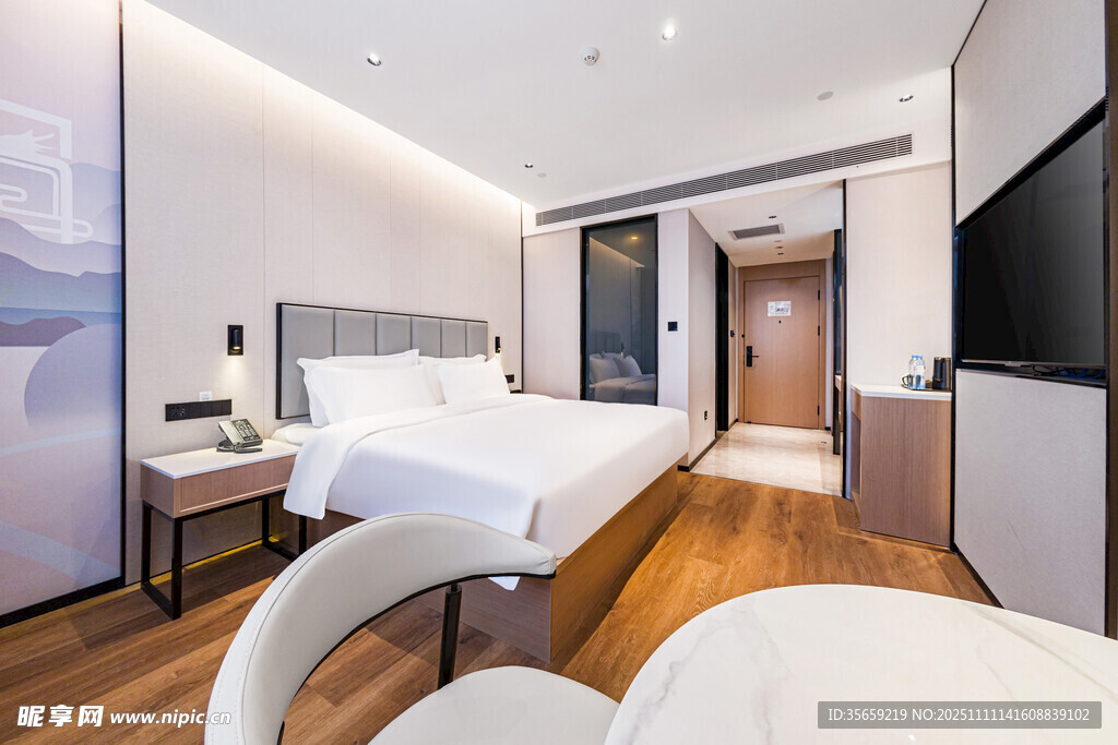现代简约风格酒店客房