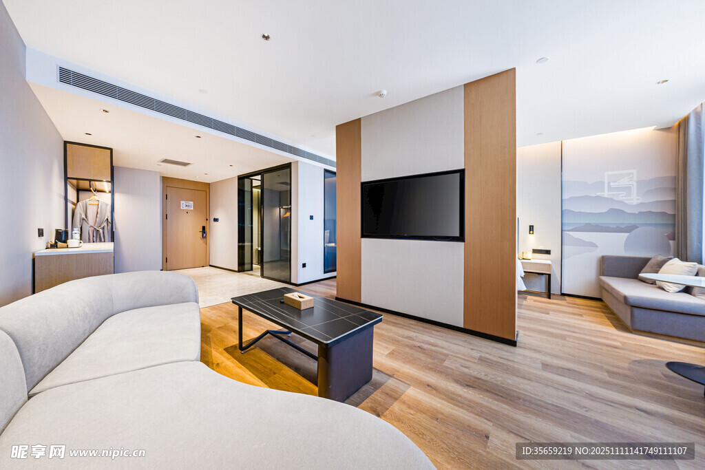 现代简约风客厅室内设计